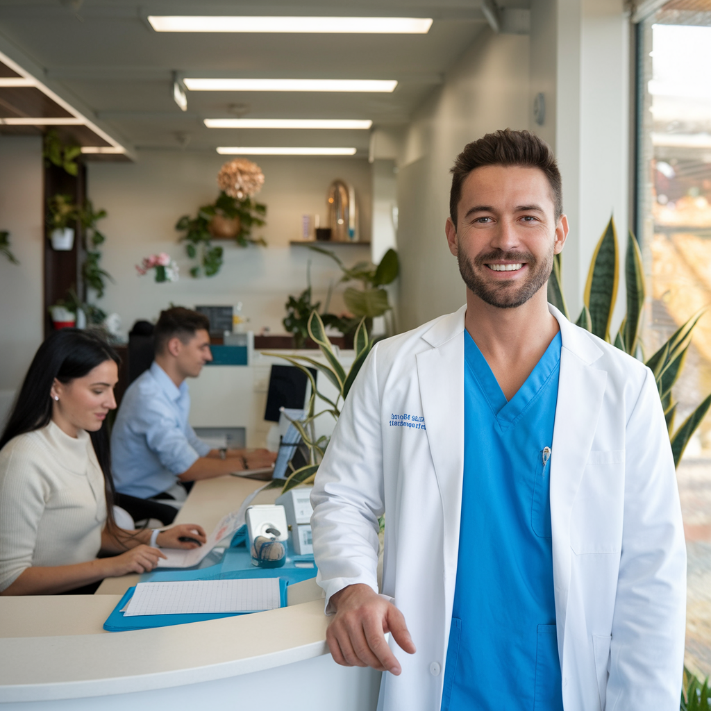 Picture of a dentist Mastering Dental Accounts Receivable and boosting their clinic's cash flow